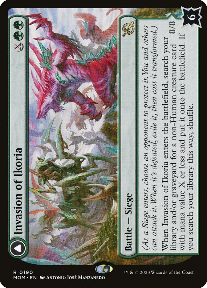 Invasion of Ikoria card front
