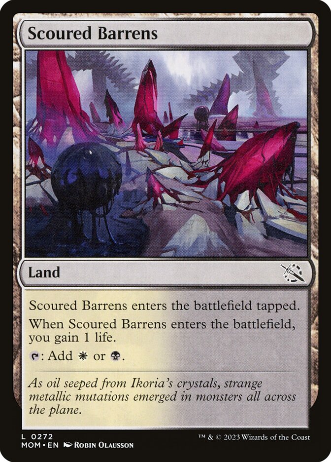Scoured Barrens card front