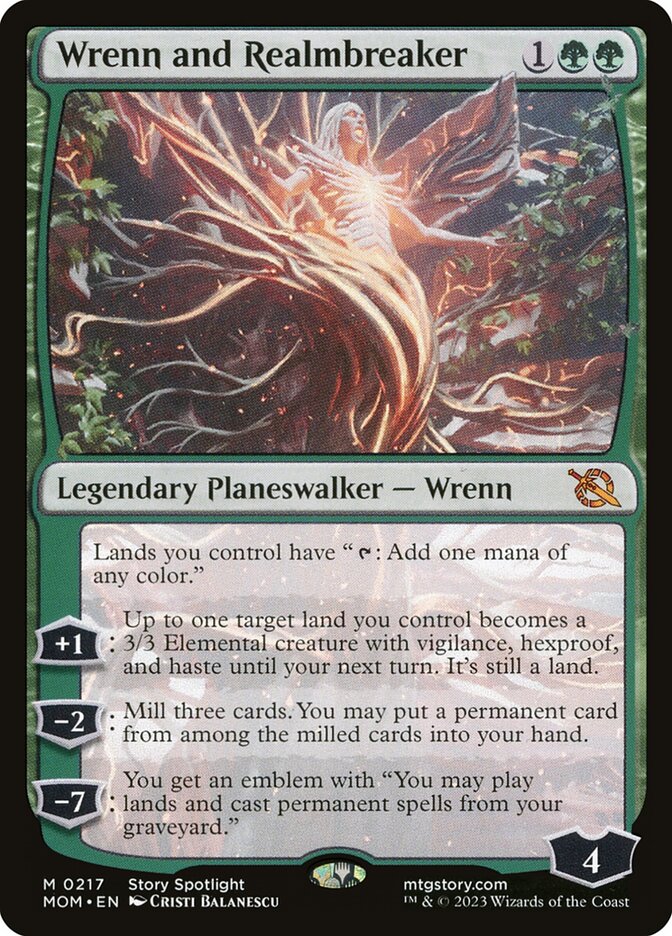 Wrenn and Realmbreaker card front