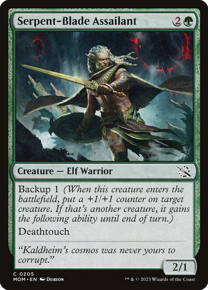 Serpent-Blade Assailant card front