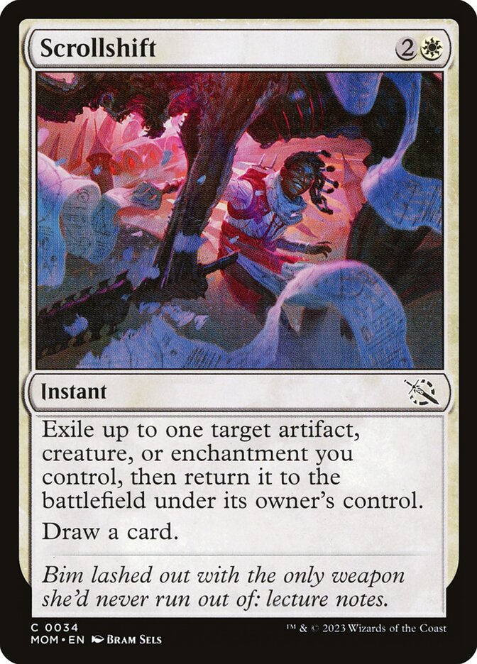 Scrollshift card front