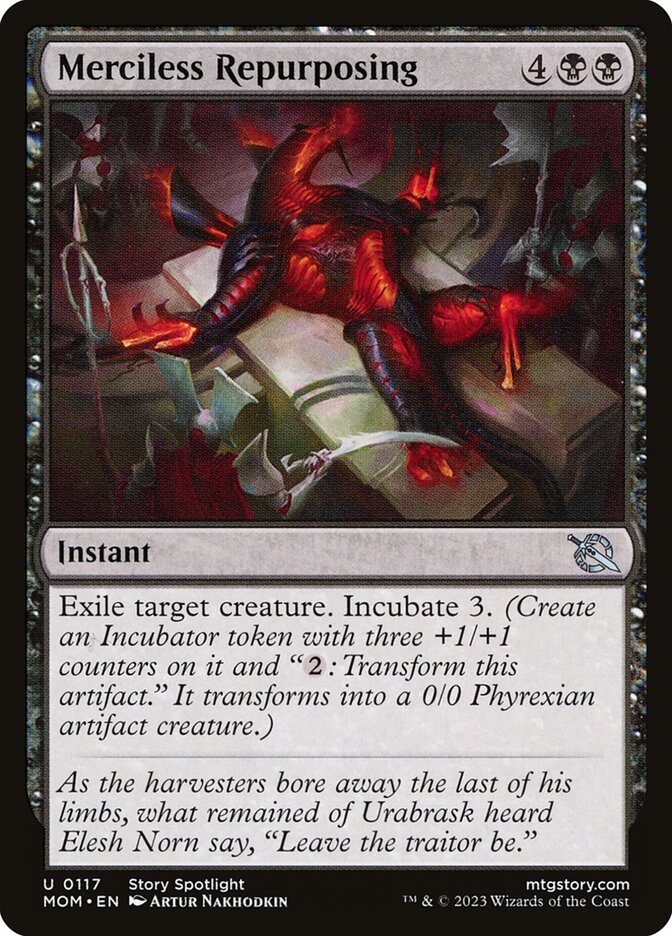 Merciless Repurposing card front