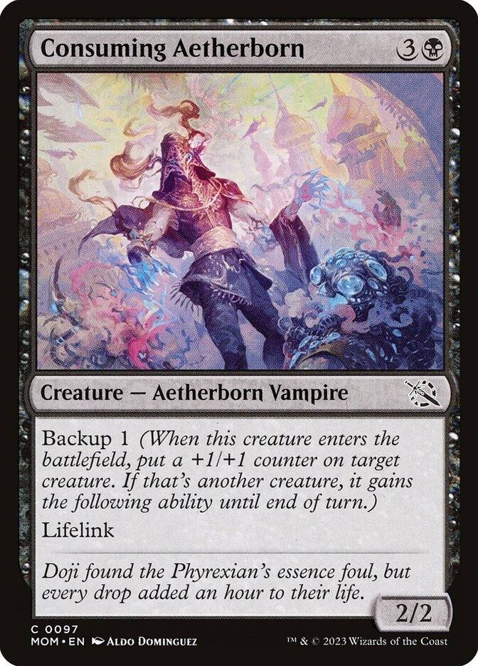 Consuming Aetherborn card front
