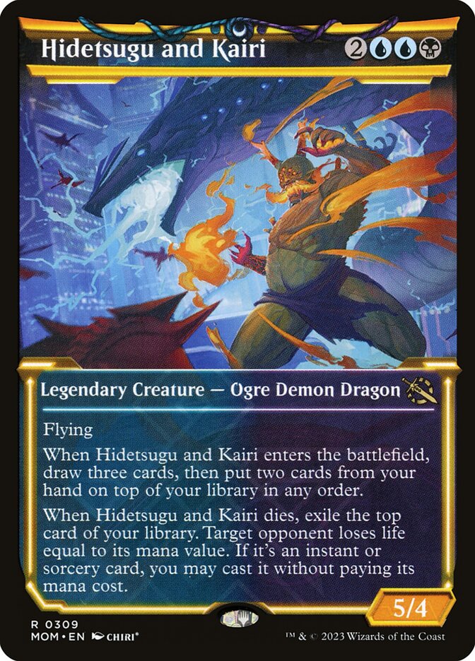 Hidetsugu and Kairi card front