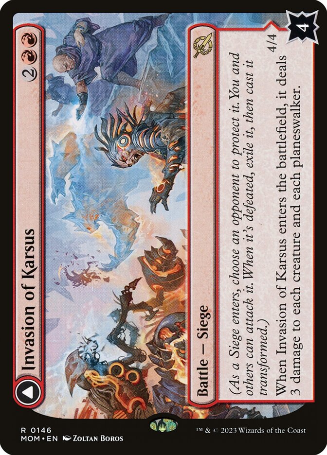 Invasion of Karsus card front