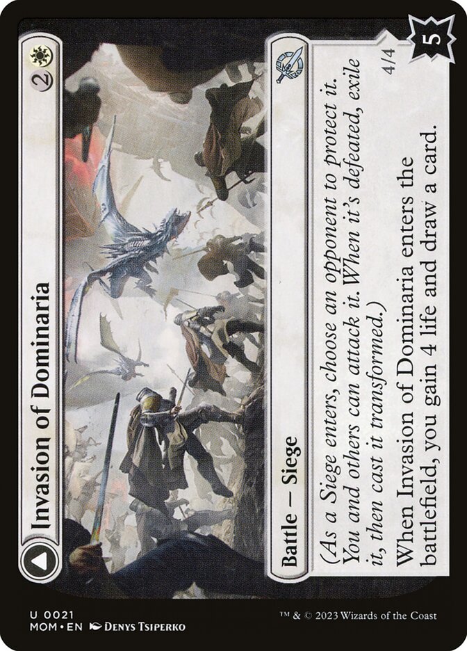 Invasion of Dominaria card front
