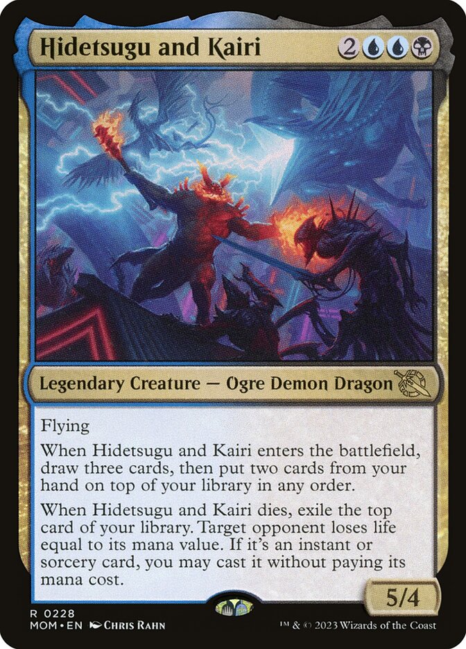 Hidetsugu and Kairi card front
