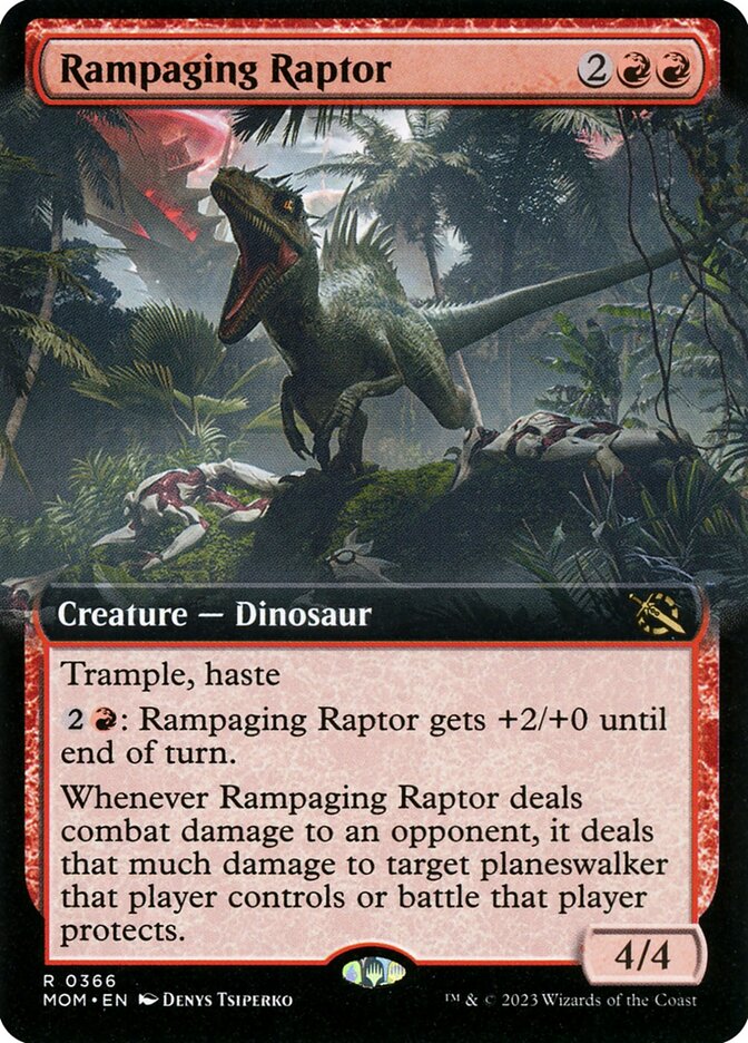 Rampaging Raptor card front