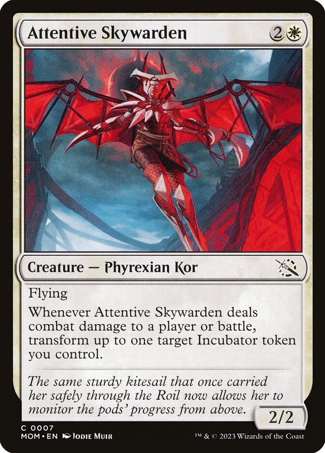 Attentive Skywarden card front