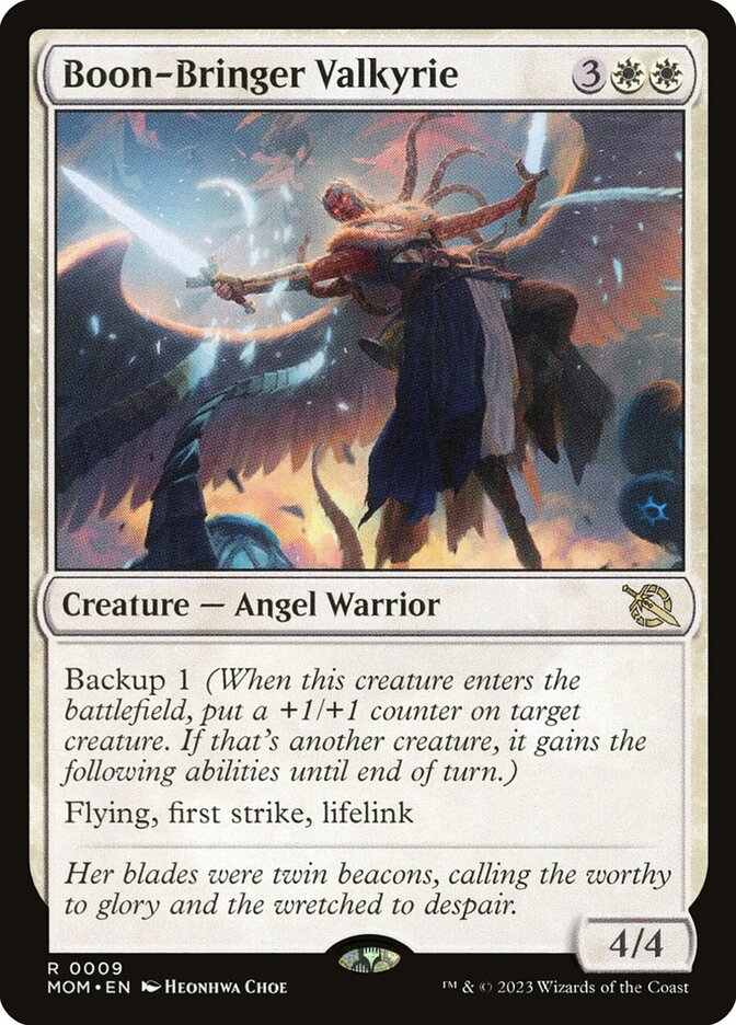 Boon-Bringer Valkyrie card front