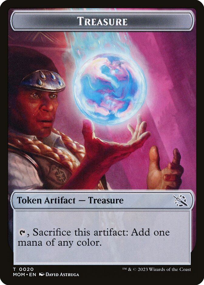 Treasure card front