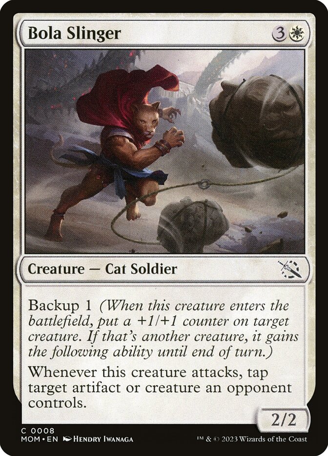 Bola Slinger card front
