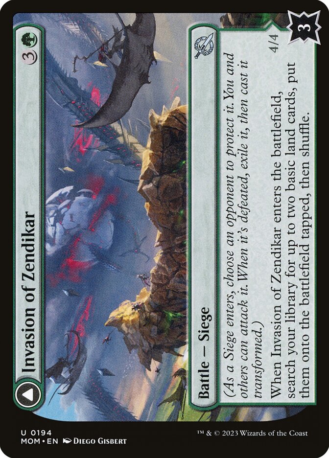 Invasion of Zendikar card front
