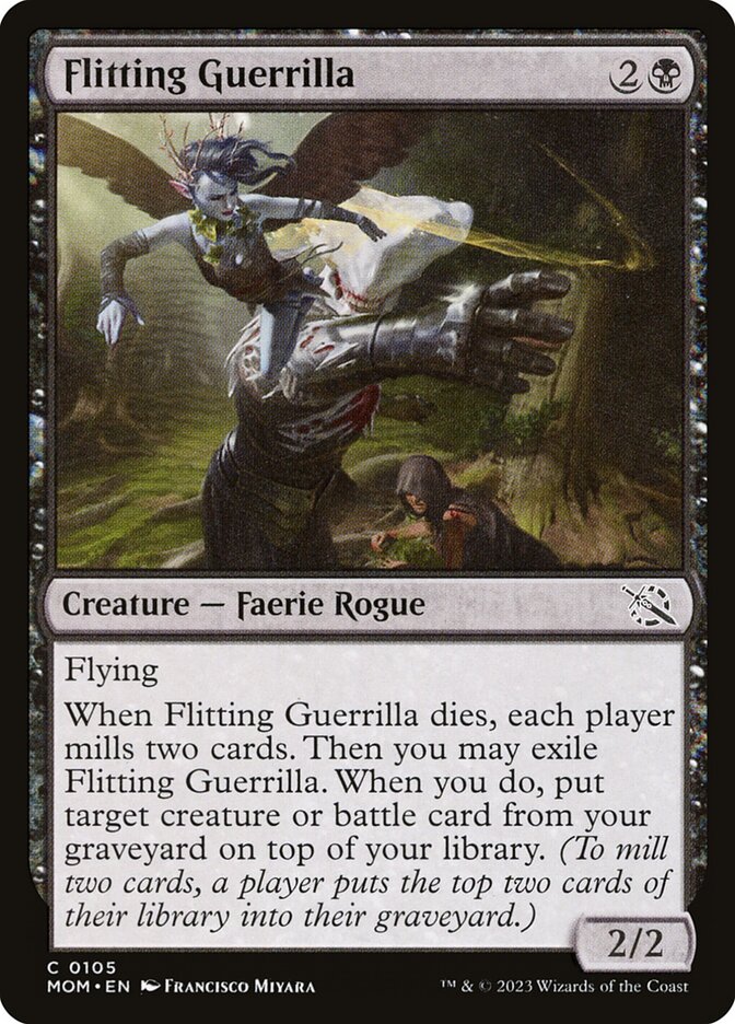 Flitting Guerrilla card front