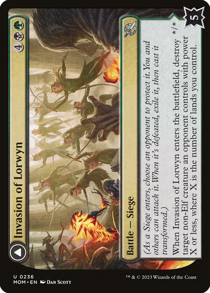Invasion of Lorwyn card front