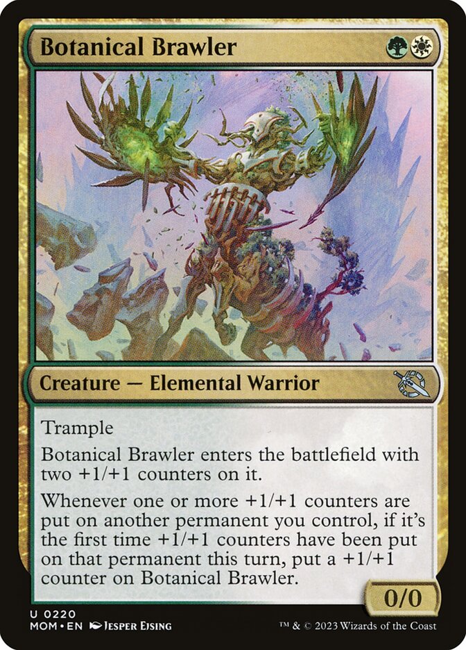 Botanical Brawler card front
