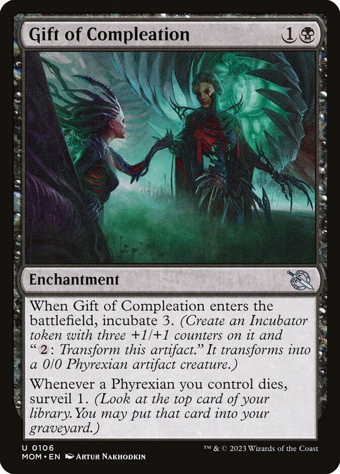 Gift of Compleation card front
