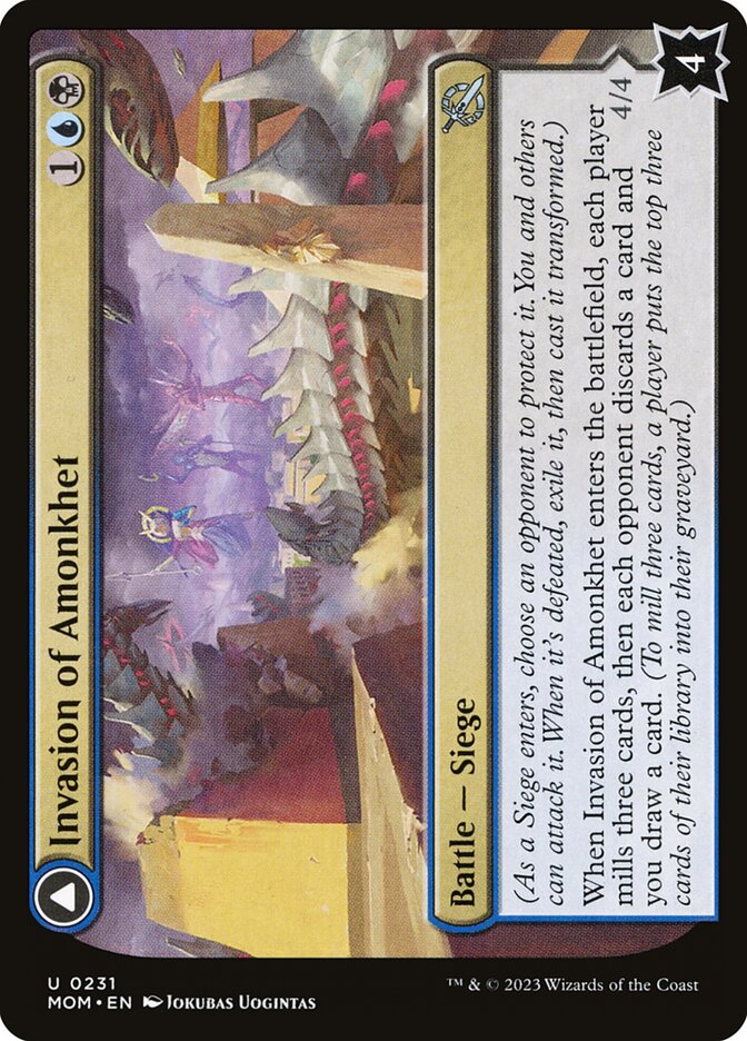 Invasion of Amonkhet card front