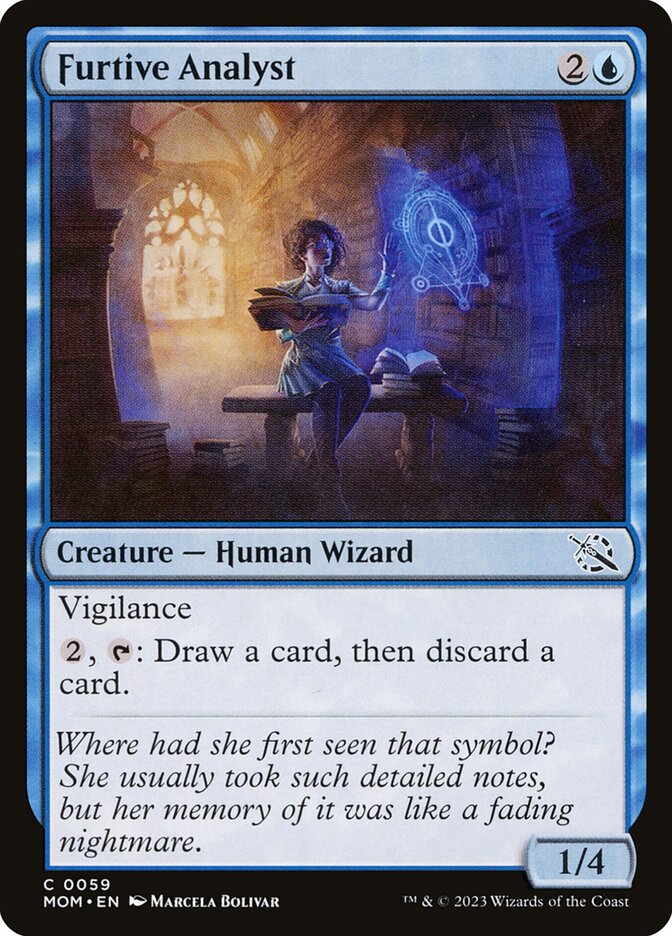 Furtive Analyst card front