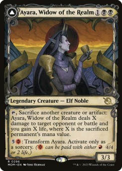 Ayara, Widow of the Realm // Ayara, Furnace Queen