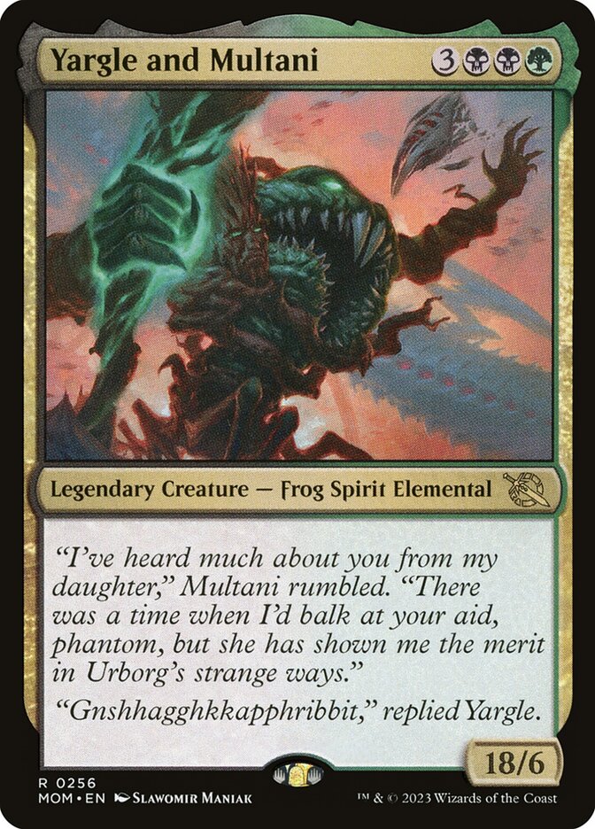 Yargle and Multani card front
