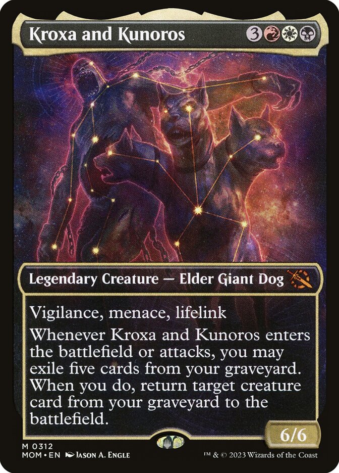 Kroxa and Kunoros card front