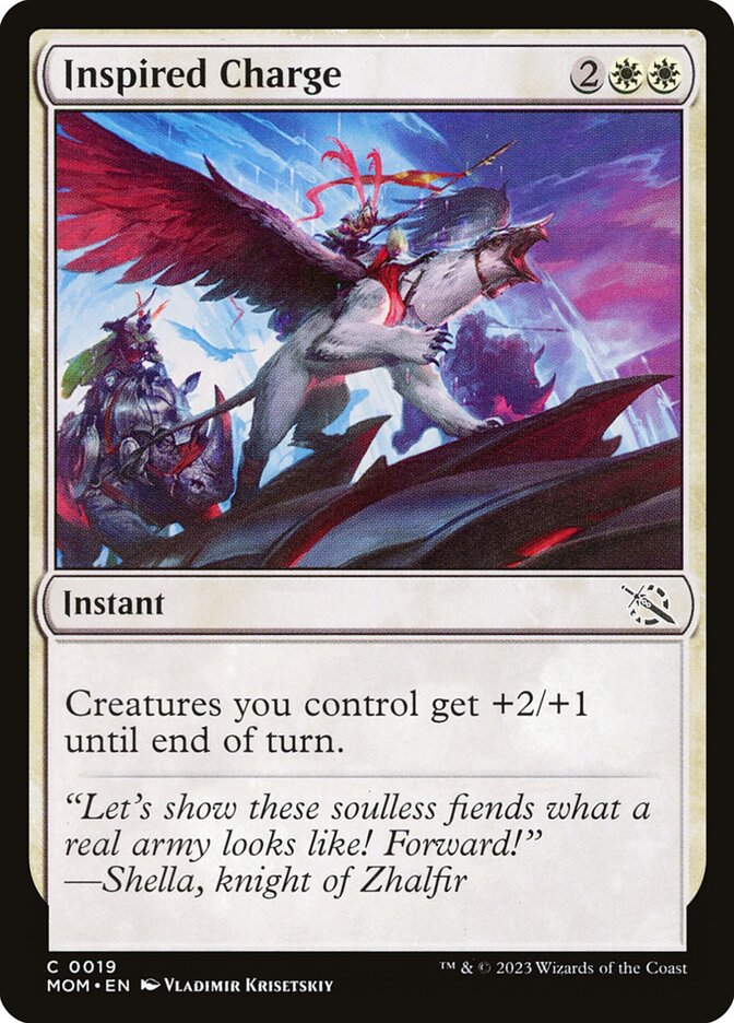 Inspired Charge card front