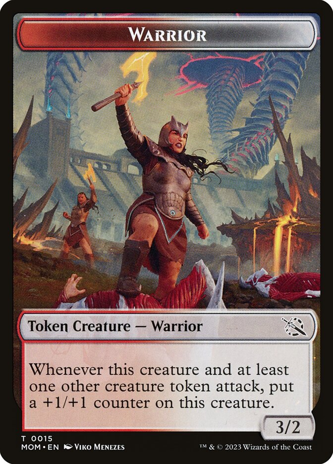 Warrior card front