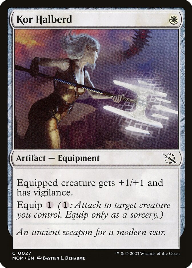 Kor Halberd card front