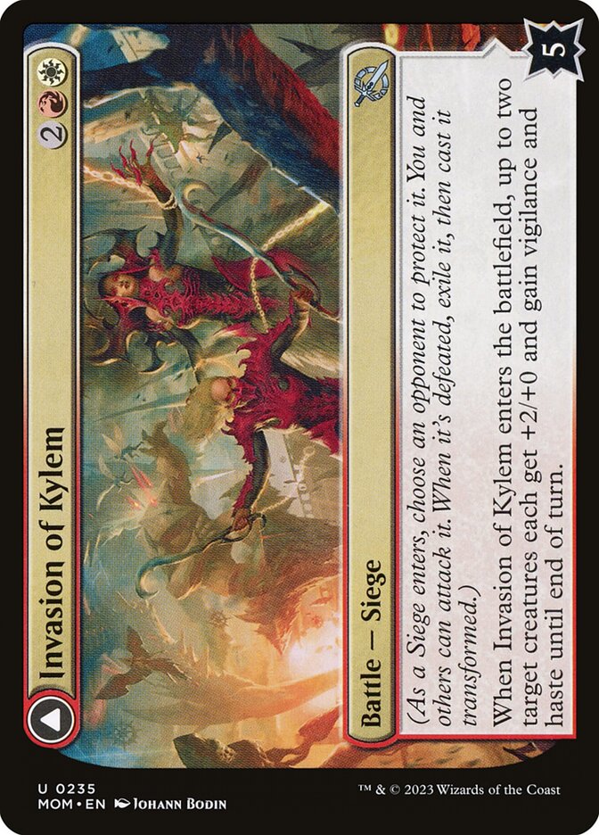 Invasion of Kylem card front