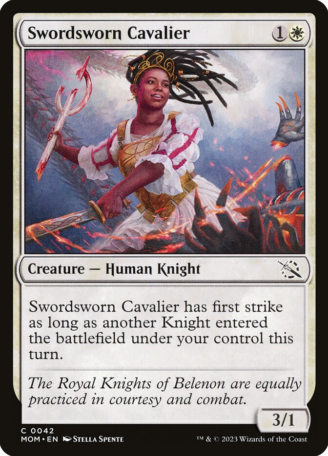 Swordsworn Cavalier card front
