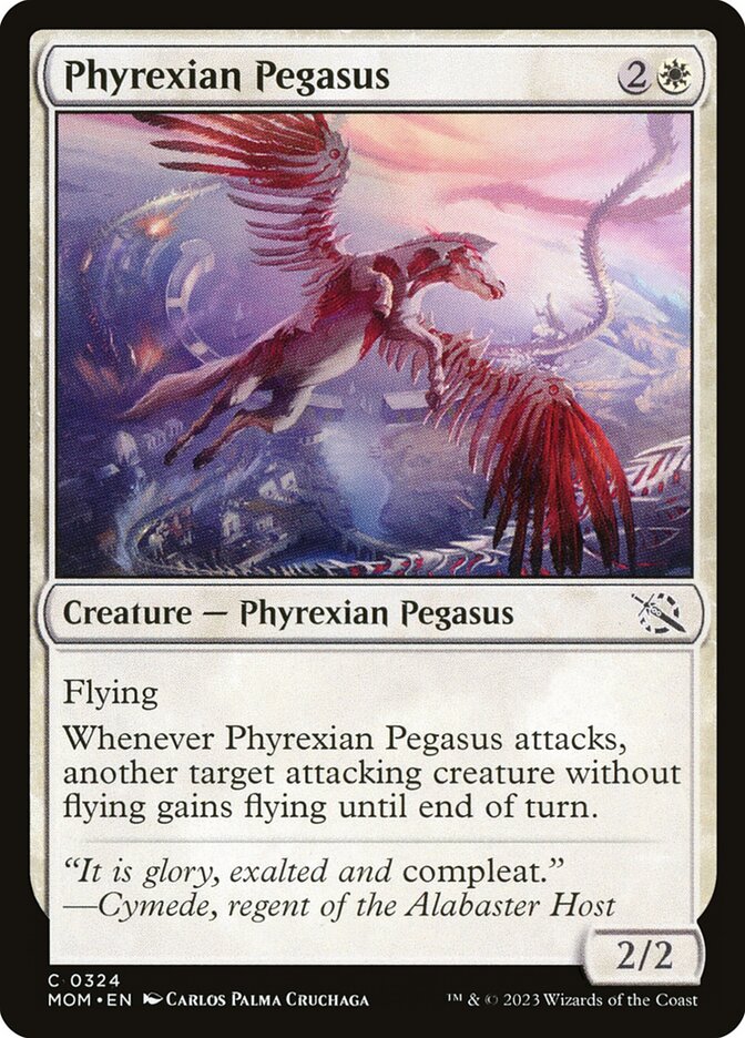 Phyrexian Pegasus card front