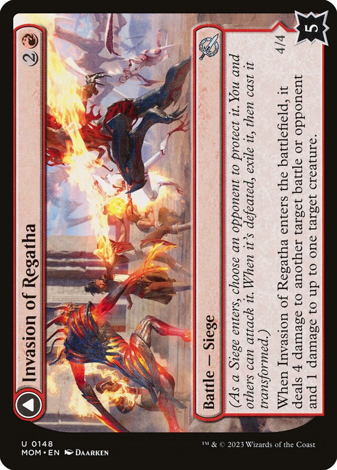 Invasion of Regatha card front