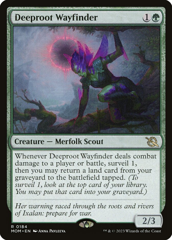Deeproot Wayfinder card front