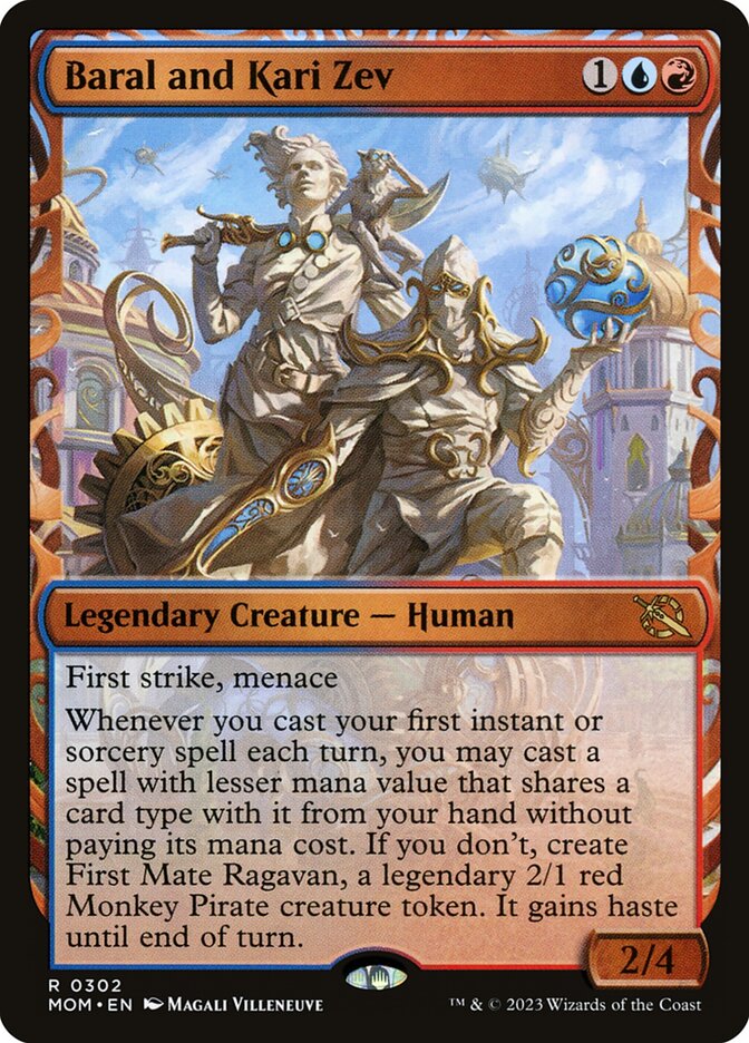 Baral and Kari Zev card front