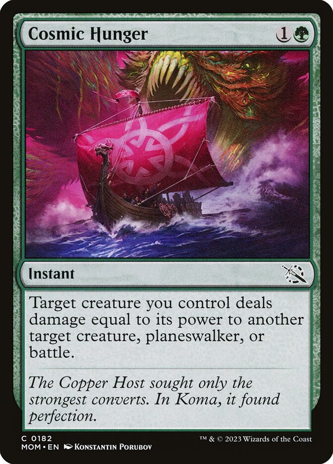 Cosmic Hunger card front