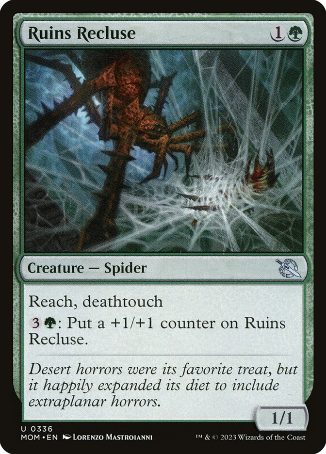 Ruins Recluse card front
