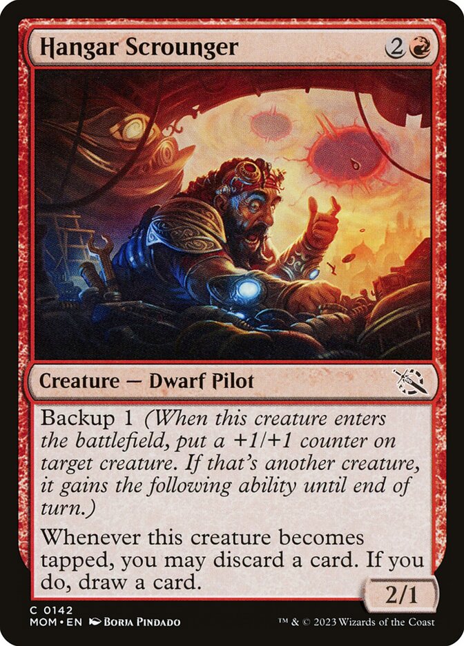 Hangar Scrounger card front