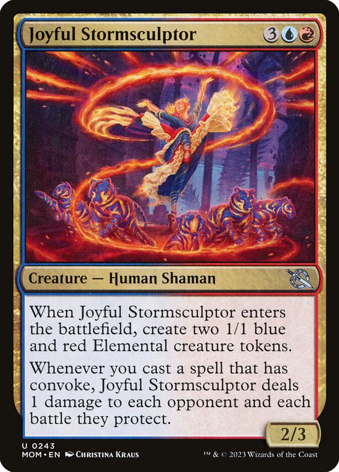 Joyful Stormsculptor card front