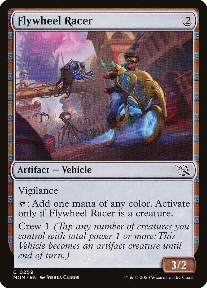 Flywheel Racer card front
