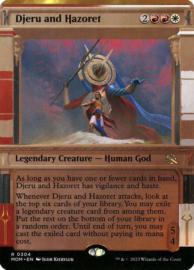 Djeru and Hazoret card front