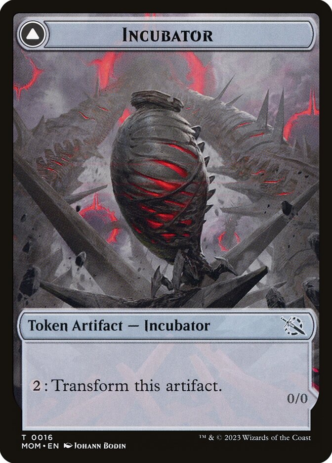 Incubator card front