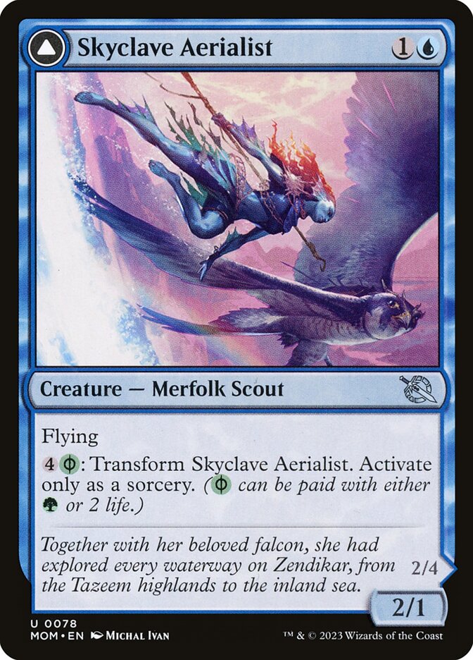 Skyclave Aerialist card front