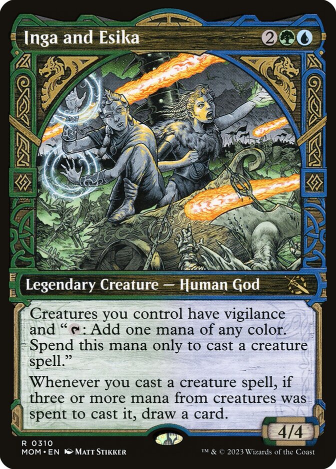 Inga and Esika card front