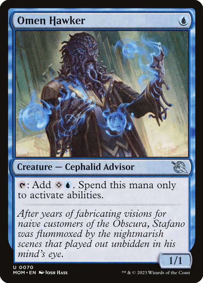 Omen Hawker card front