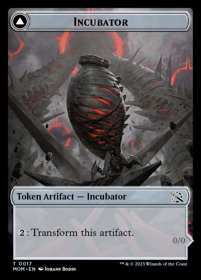 Incubator card front