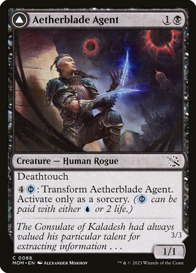Aetherblade Agent card front