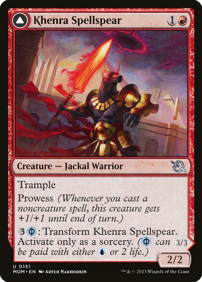 Khenra Spellspear card front
