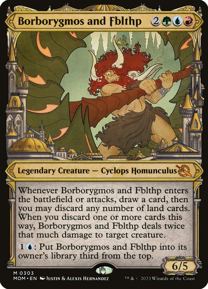 Borborygmos and Fblthp card front