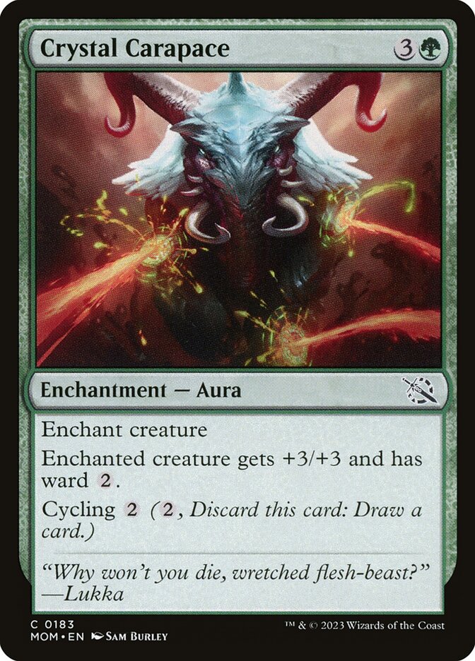 Crystal Carapace card front